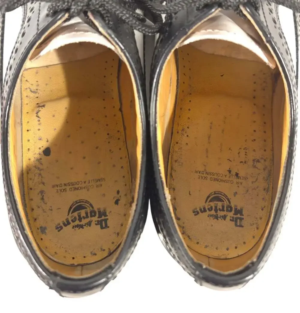 Dr. Martens 3989 Bex Wingtip Brogue Shoe US M7 W9 EU 39 Mens Black White $170
